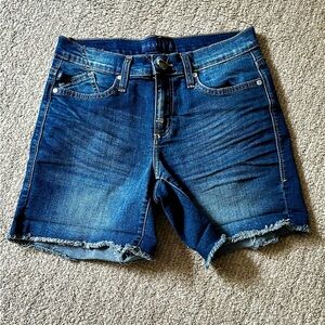 Rock & Republic Distressed Blue Jean Shorts